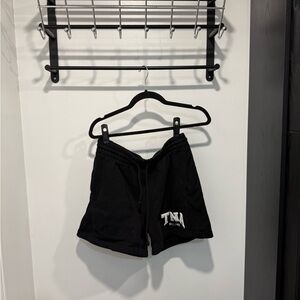 TNA BF Black Logo Shorts